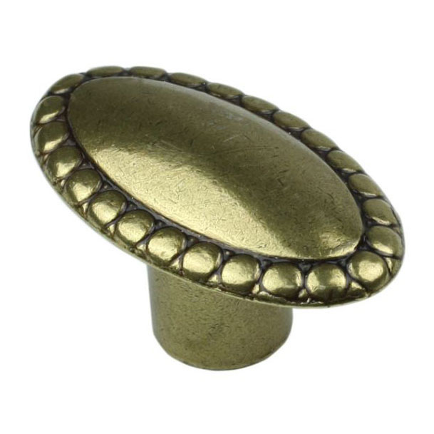 Ручка мебельная кнопка  GG 3105 бронза (1шт)  - пакет Tech-Krep