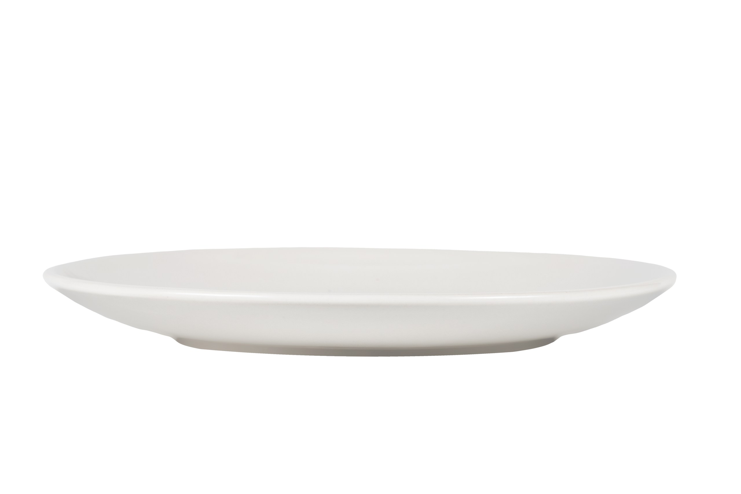 Тарелка плоская 21 см Премиум Белый глянец 2