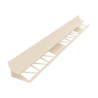 Раскладка под плитку 9-10мм внутренняя 2,5м слоновая кость (25шт)