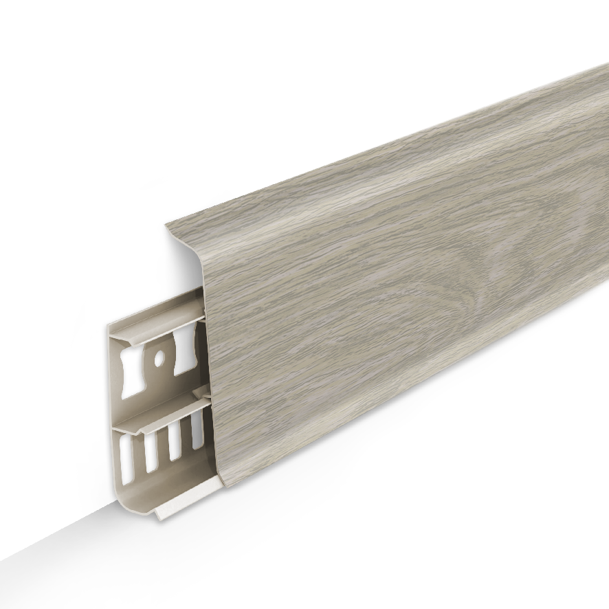 Плинтус Лексида 80мм - 402 Дуб аргенто