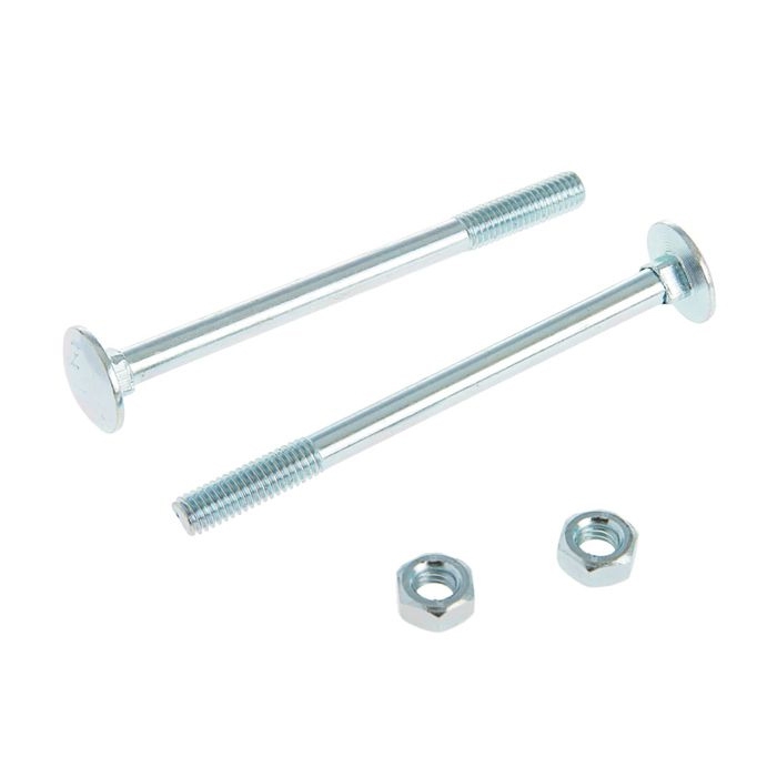 Болт DIN603 мебельный оцинк. М6х70 с гайкой (6 шт) - пакет Tech-Krep