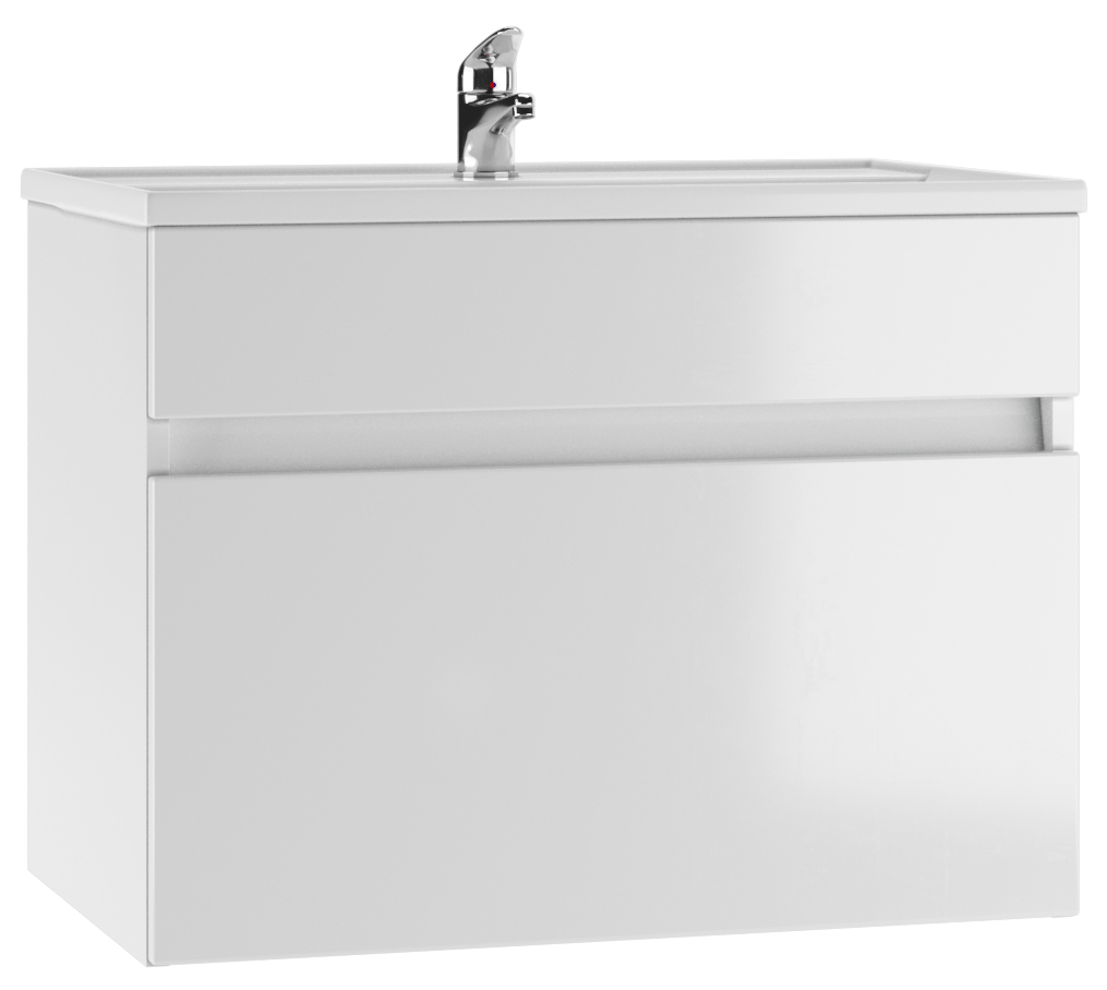 Тумба подвесная под умывальник "Фостер 70/Марио 70" (Maria)  Классик с одним ящиком В1  АЙСБЕРГ