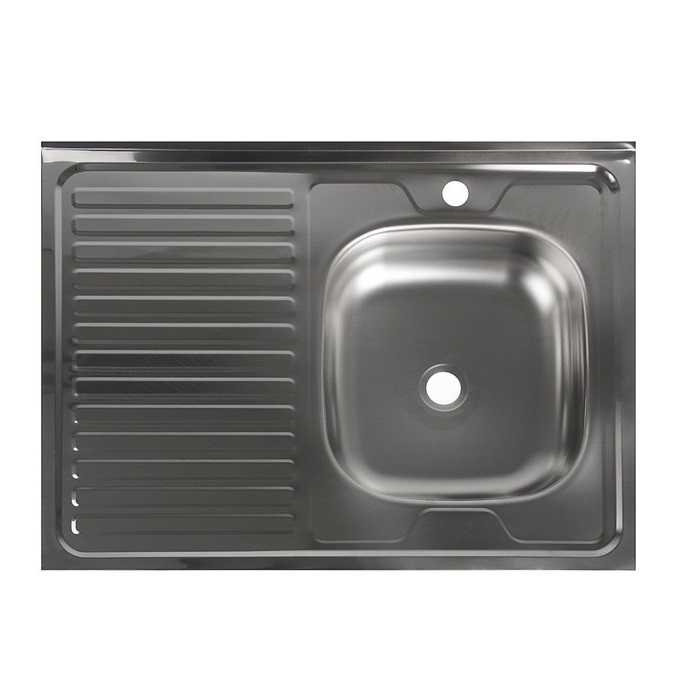 Мойка кухонная 60*80 чаша справа (без сифона) Владикс (Vladiks) V-401