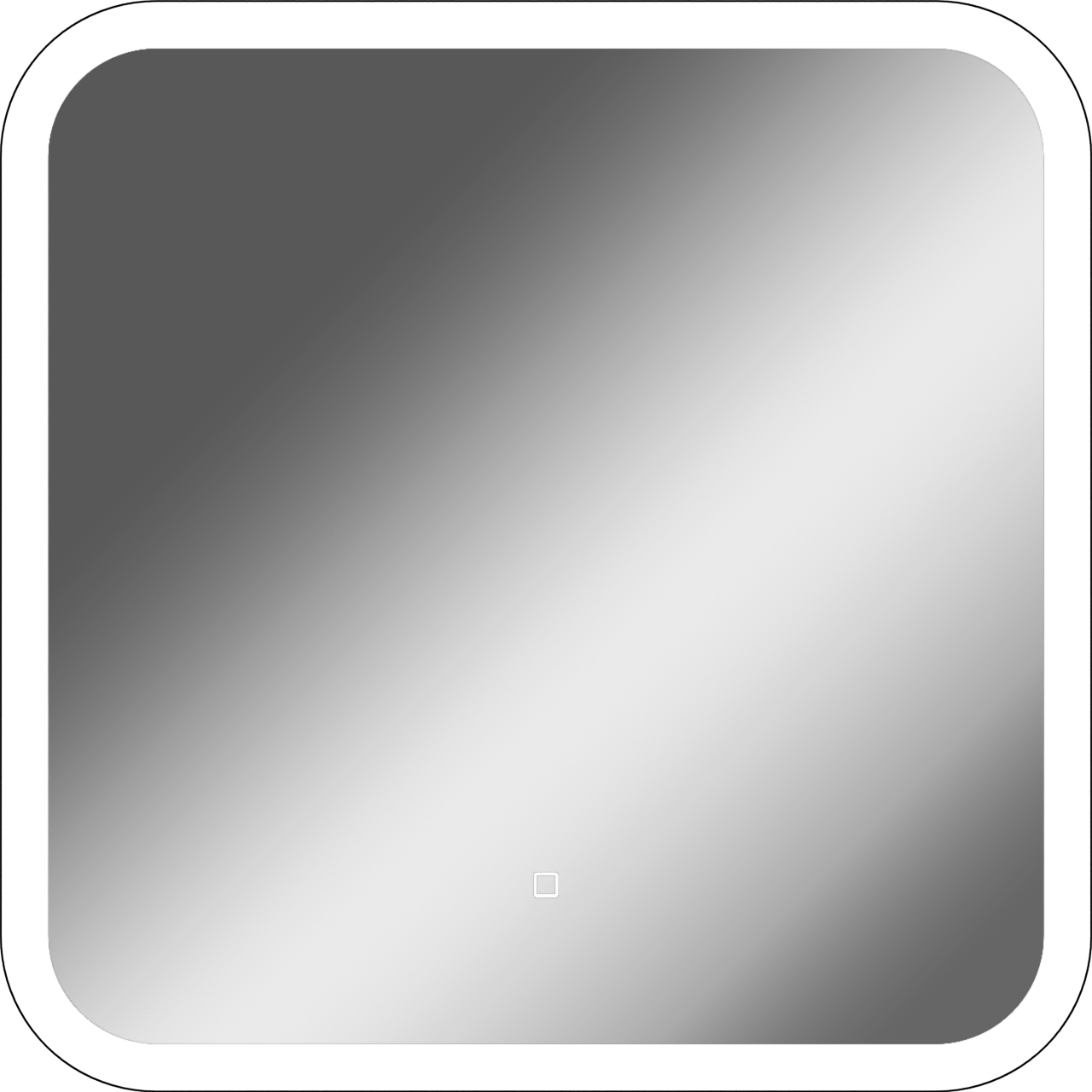 Зеркало Виктория Sansa, подсветка, сенсор (700х700мм)