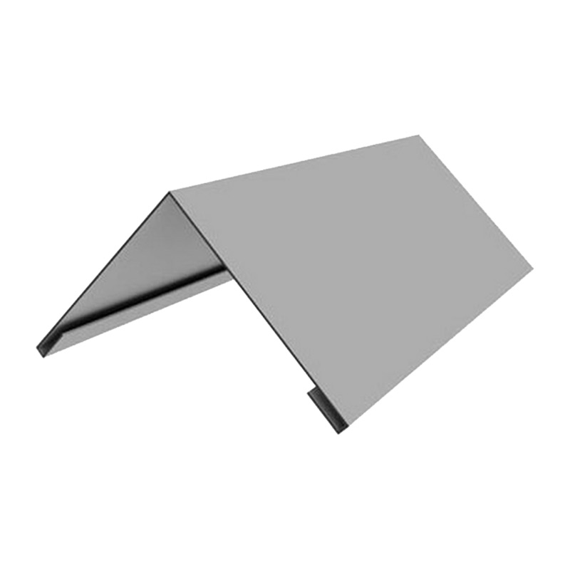 Конек гладкий малый 140х140 2,50м оцинкованный