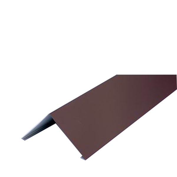 Конек гладкий малый 140х140 2,0мRAL8017