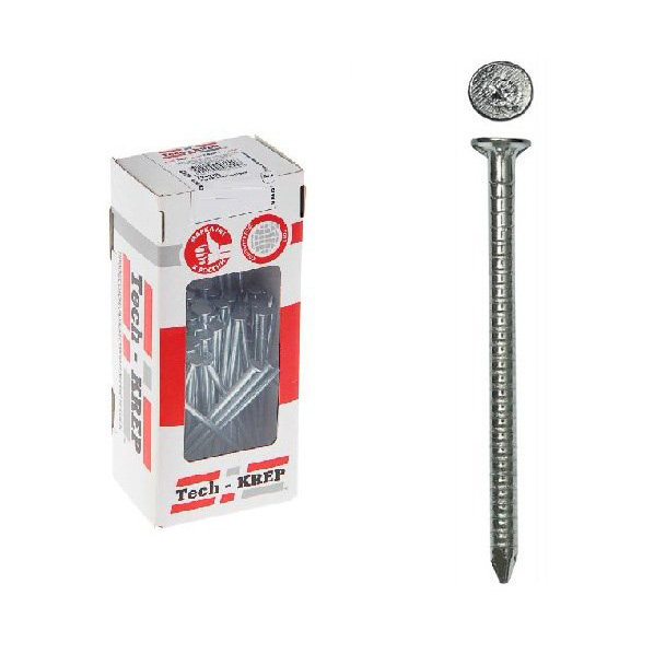 Гвоздь ершеный оцинк. 40 мм (250 г) - коробка Tech-Krep124597
