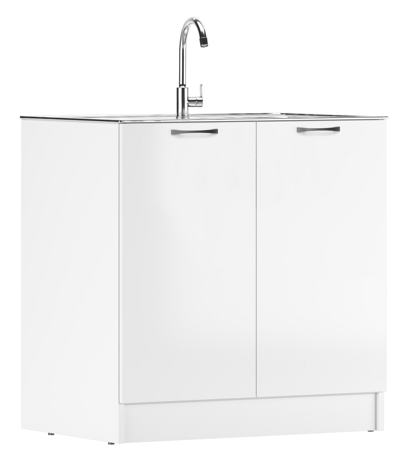 Тумба под нержавеющую мойку 60х80 белый