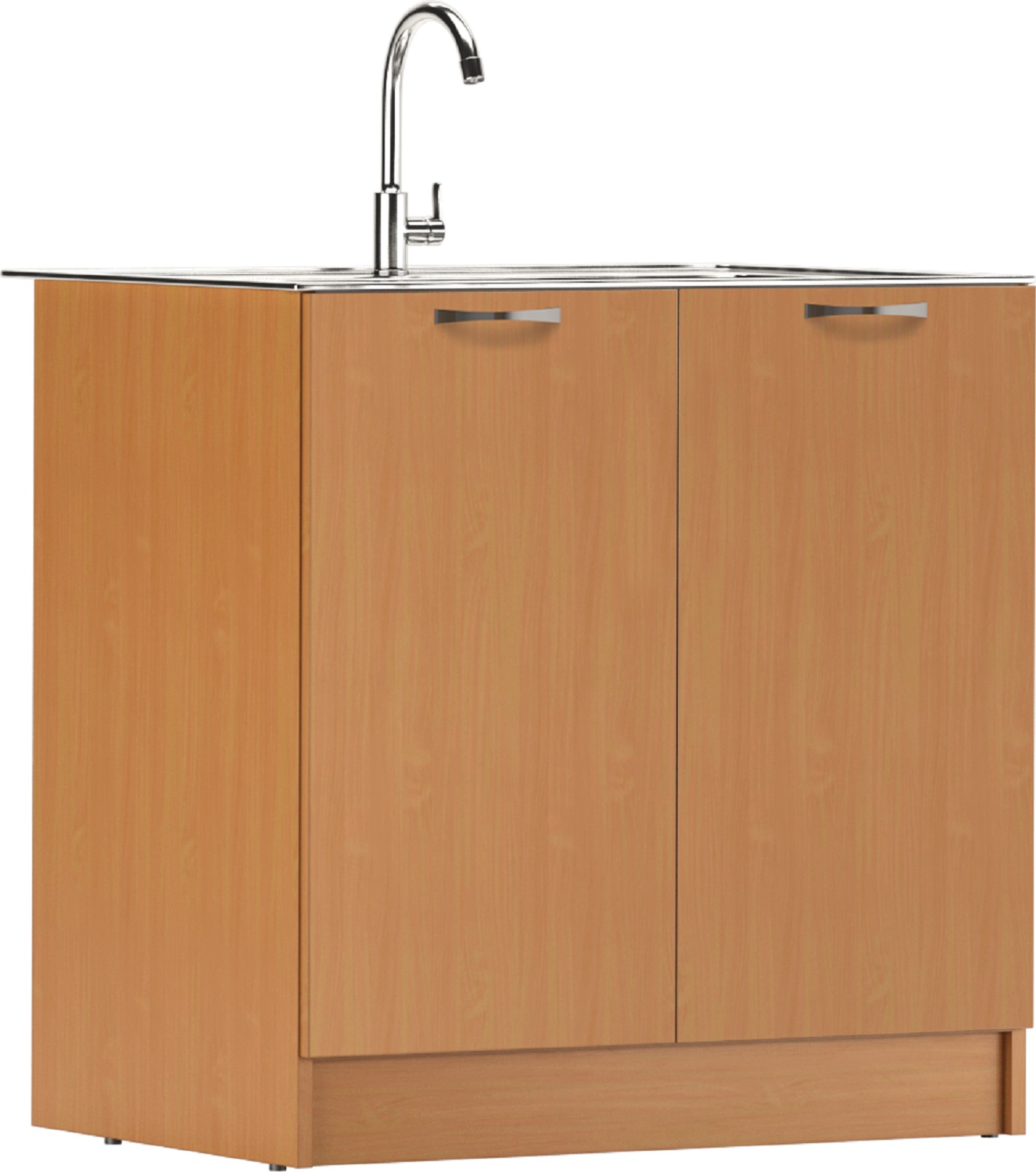 Тумба под нержавеющую мойку 60х80 бук