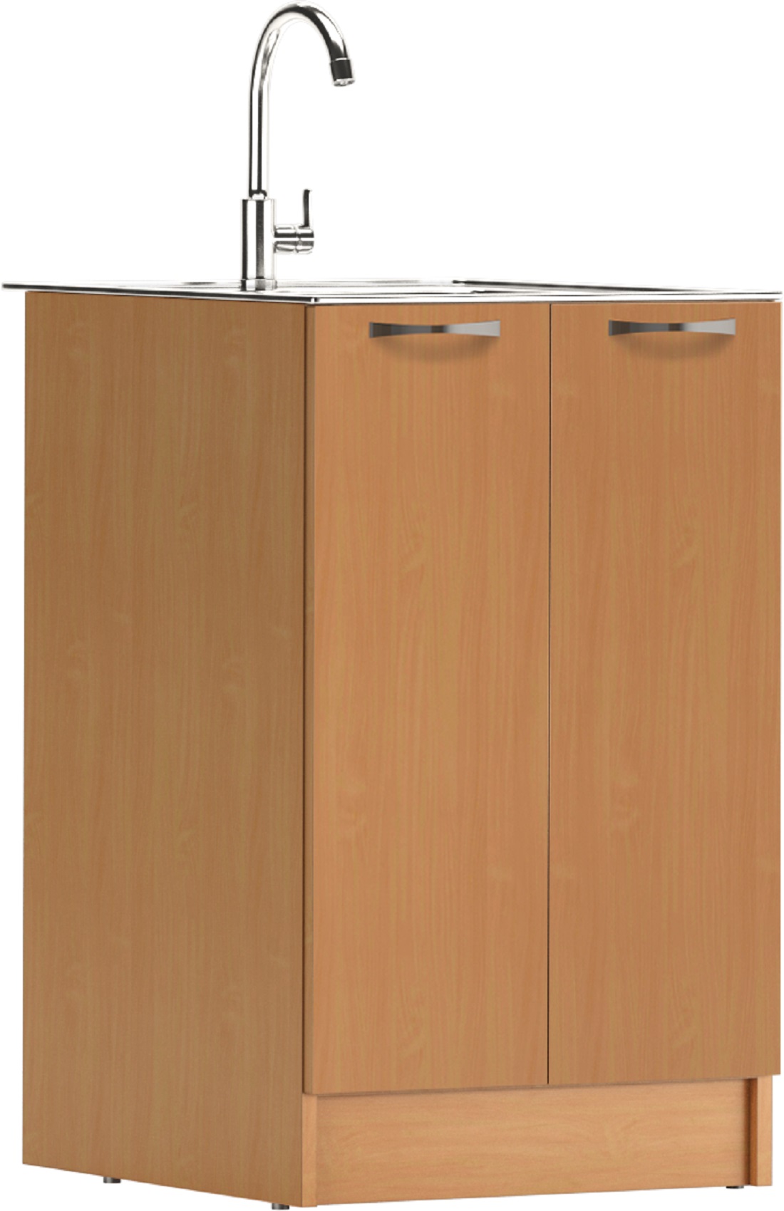 Тумба под нержавеющую мойку 60х50 бук