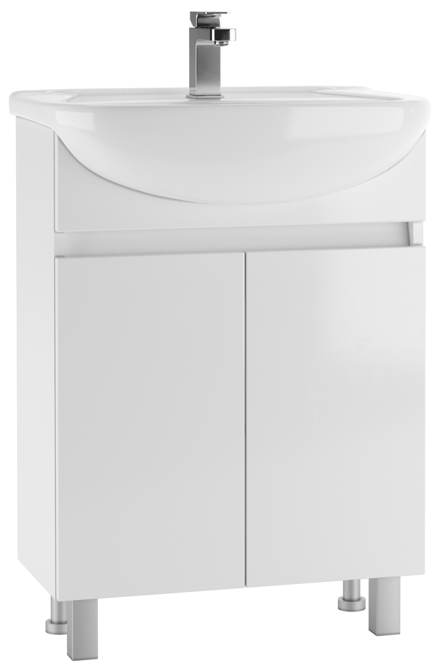 Тумба под умывальник "Уют 60 Норма" без ящика АЙСБЕРГ