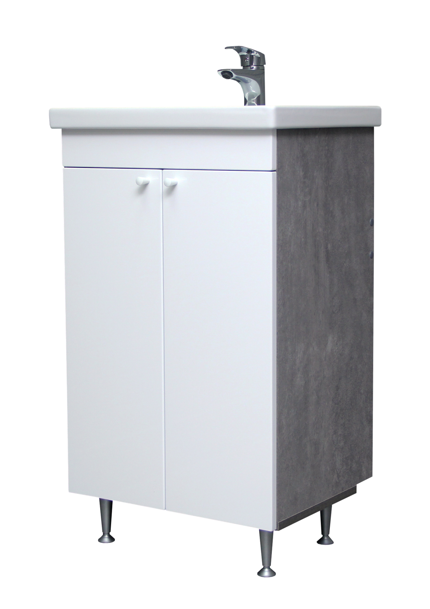 Тумба под умывальник "Como 50" Промо без ящика Бетон