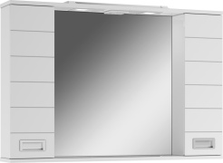 Шкаф-зеркало Куб 100 (Cube) Эл. Домино*