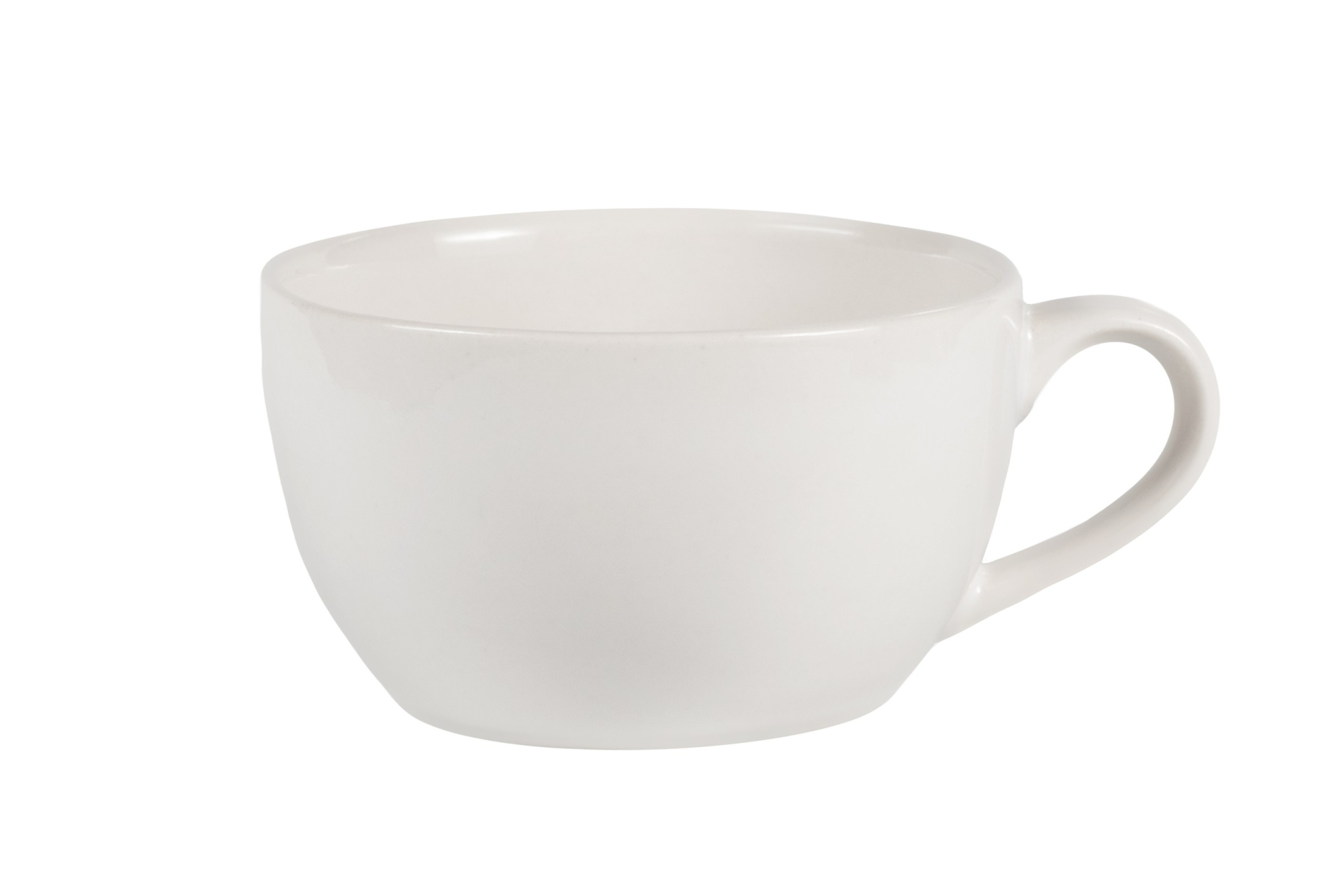 Чашка чайная 200 мл Премиум Белый глянец