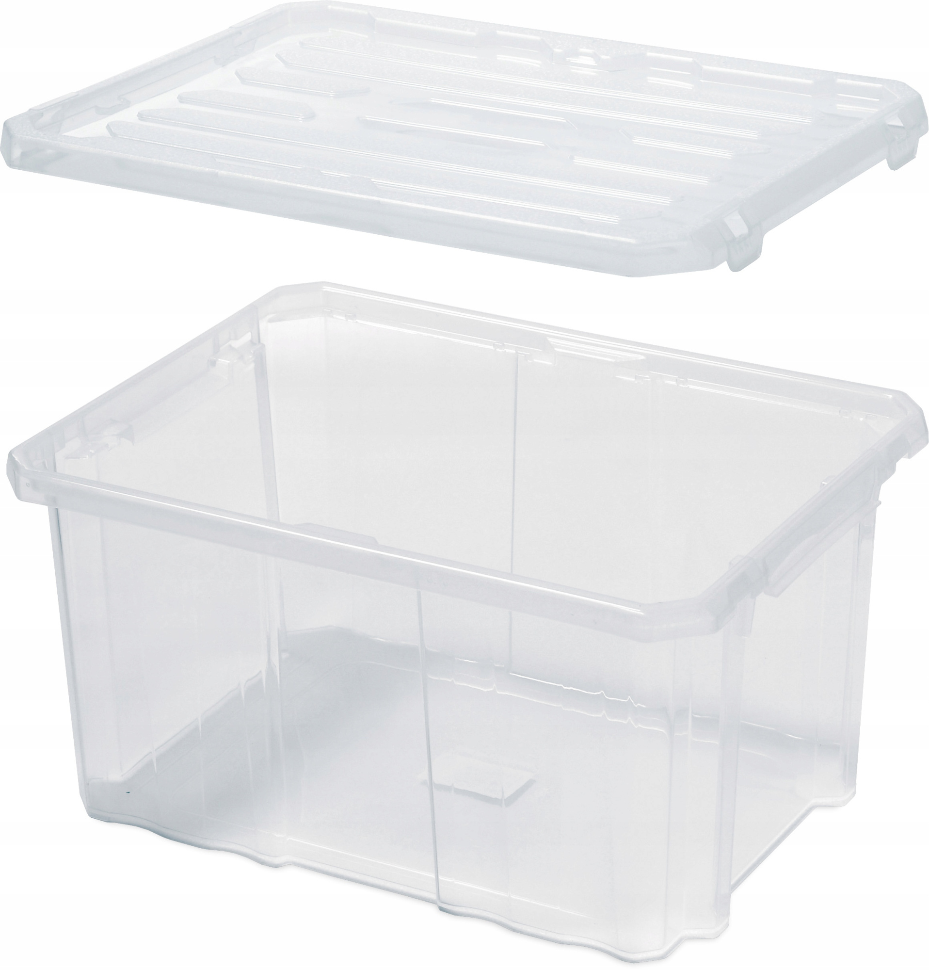 Pudlo-Plastikowe-Pojemnik-na-Dokumenty-A4-z-Pokrywa-Przezroczyste