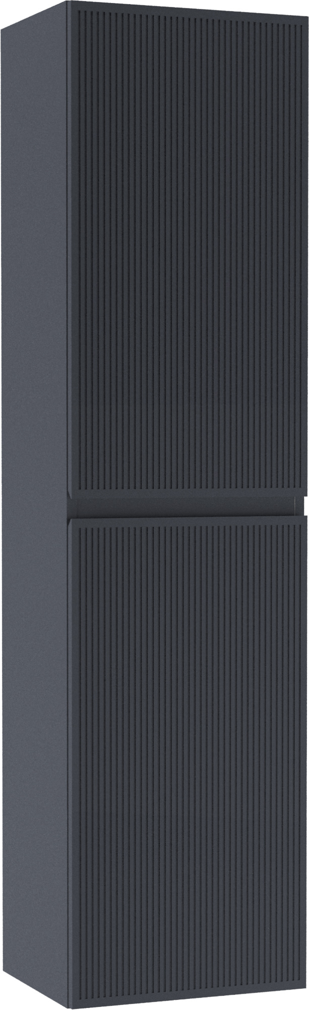 Пенал подвесной 40 Тауэр (Tower) без ящика Графит левый/правый Домино