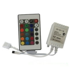 Контроллер 12V 72W 6A RGB с ИК пультом Ecola